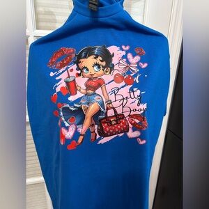 ***SOLD.***NEW Blue Betty Boop Graphic T-shirt
